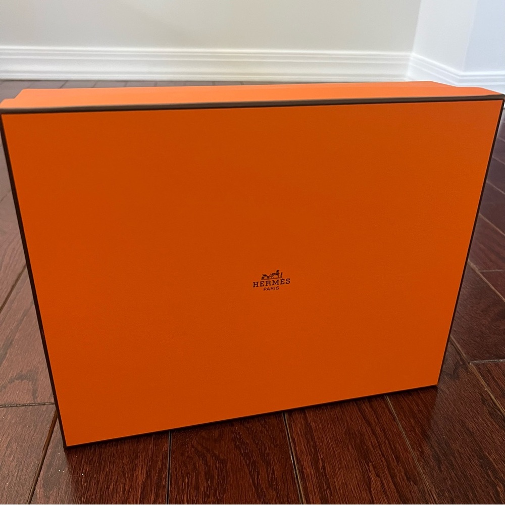 Hermes Orange Branded Gift Box